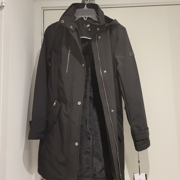 DKNY Black Coat XS (NEW) - Picture 2 of 8